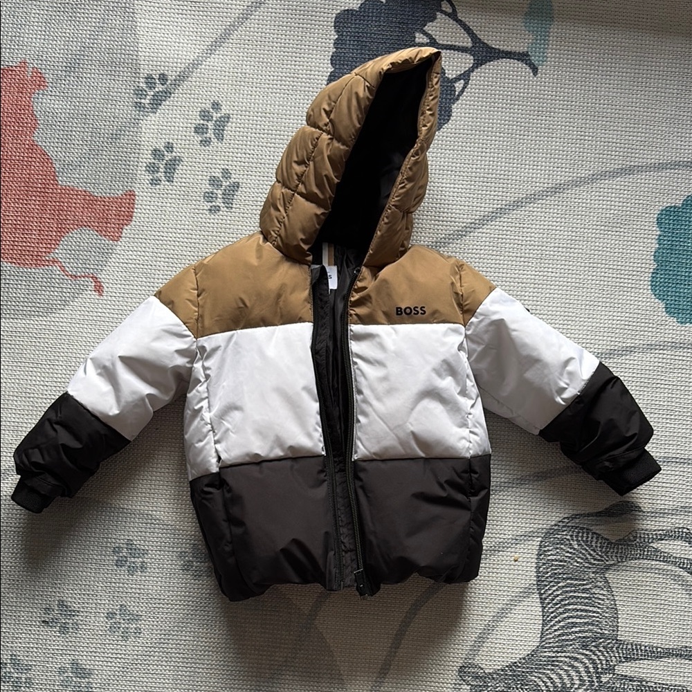 BOSS Colorblock Puffer Jacket